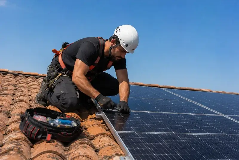 Maintenance et monitoring de panneaux solaires à Saint-Ismier
