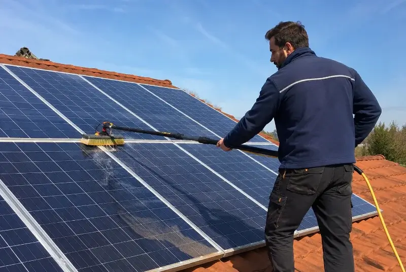 Nettoyage et entretien de panneaux solaires à Saint-Ismier
